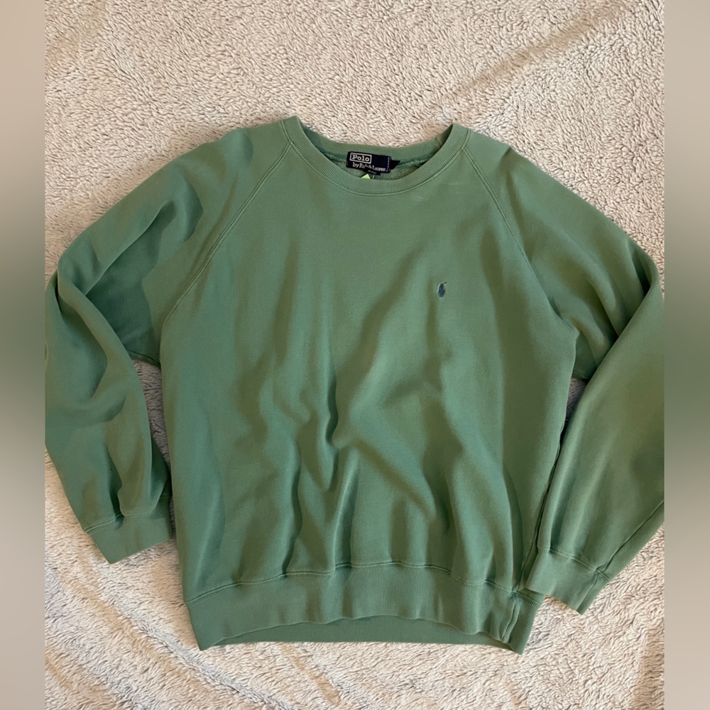 Ralph Lauren Polo Light Green sweatshirt Large